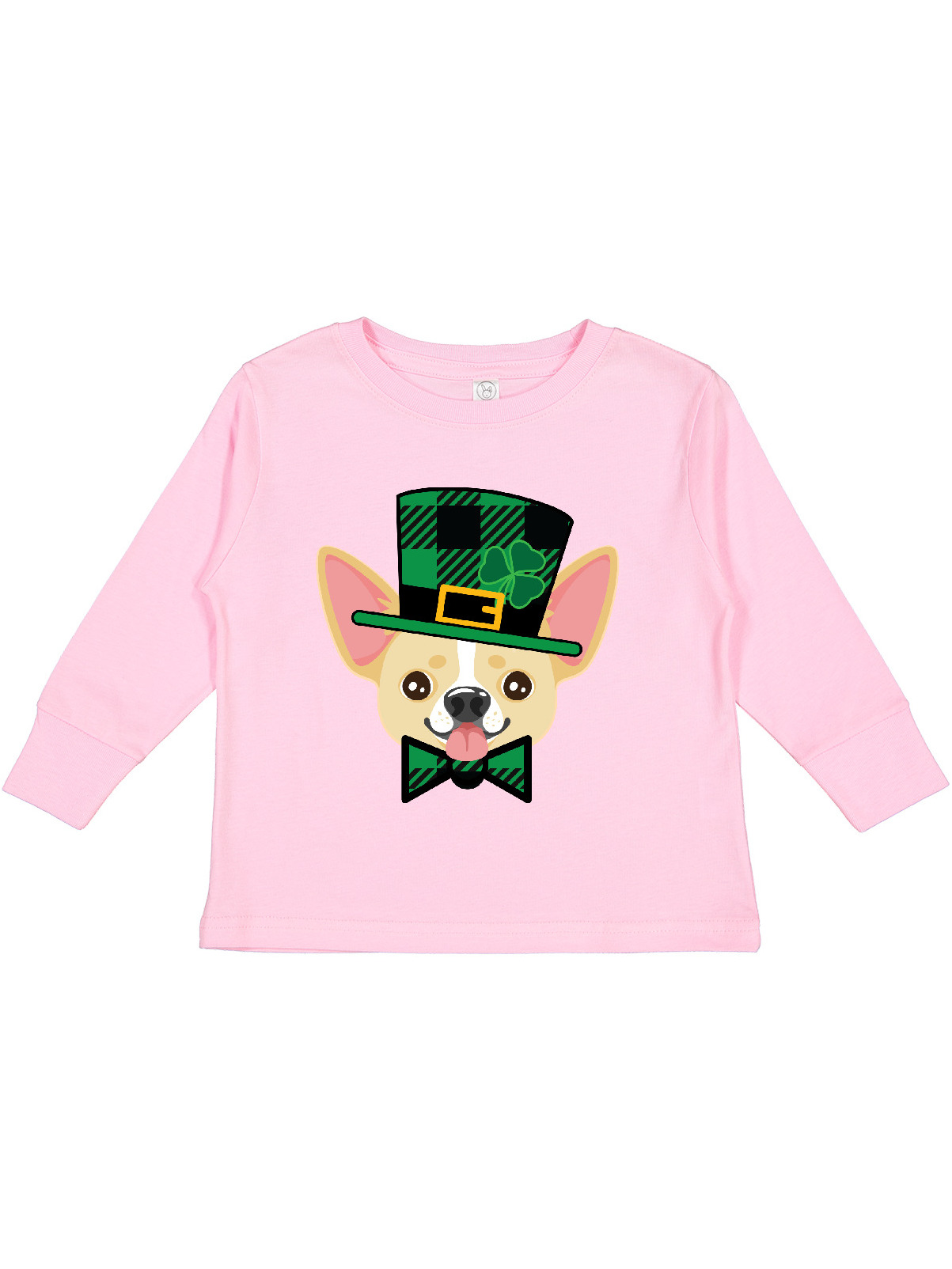 Inktastic Chihuahua Funny Irish St Patricks Boys or Girls Long Sleeve Toddler T-Shirt - image 1 of 4