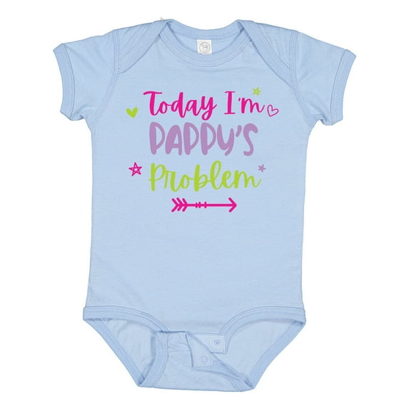 Inktastic Child Funny Today Im Pappys Problem Girls Baby Bodysuit