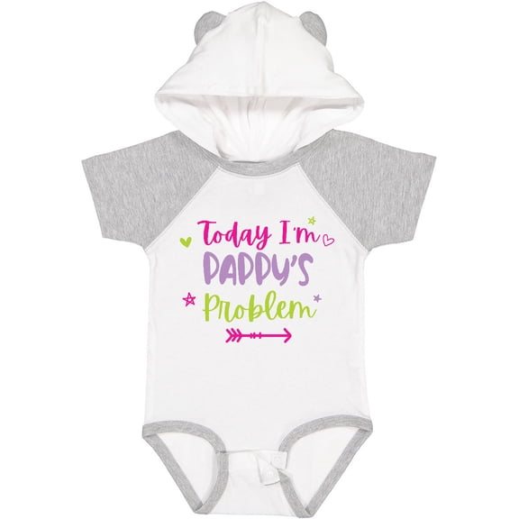 Inktastic Child Funny Today Im Pappys Problem Girls Baby Bodysuit