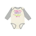 thumbnail image 1 of Inktastic Child Funny Today Im Pappys Problem Girls Long Sleeve Baby Bodysuit, 1 of 5
