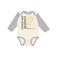 thumbnail image 1 of Inktastic Childhood Cancer Awareness- Fight, Care, Cure Boys or Girls Long Sleeve Baby Bodysuit, 1 of 5