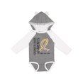 thumbnail image 1 of Inktastic Childhood Cancer Awareness- Fight, Care, Cure Boys or Girls Long Sleeve Baby Bodysuit, 1 of 5