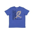 thumbnail image 1 of Inktastic Childhood Cancer Awareness- Fight, Care, Cure Youth T-Shirt, 1 of 5