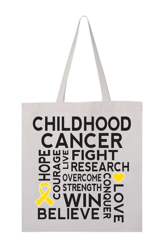 Childhood Cancer Awareness Tote Bag