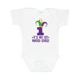 thumbnail image 1 of Inktastic 1st Mardi Gras Jester Hat Childs Party Boys or Girls Baby Bodysuit, 1 of 5