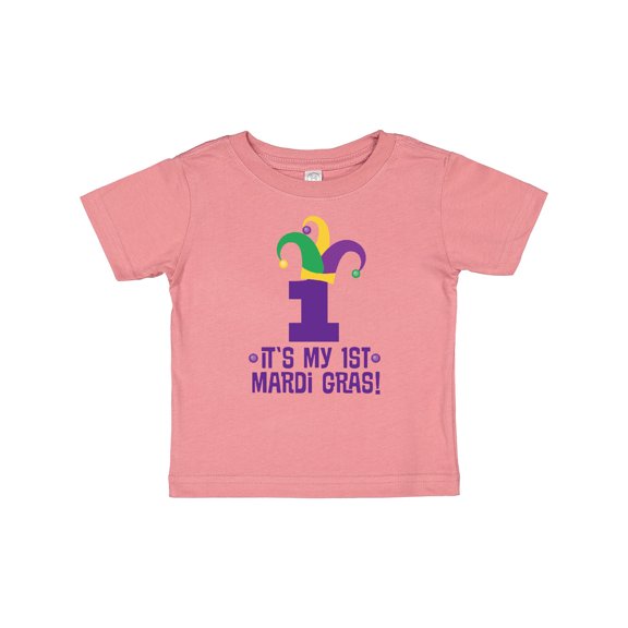 Inktastic Childs First Mardi Gras Boys or Girls Baby T-Shirt