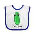 thumbnail image 1 of Inktastic Chill Dill Boys or Girls Baby Bib, 1 of 4