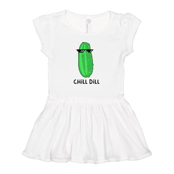 Inktastic Chill Dill Girls Baby Dress