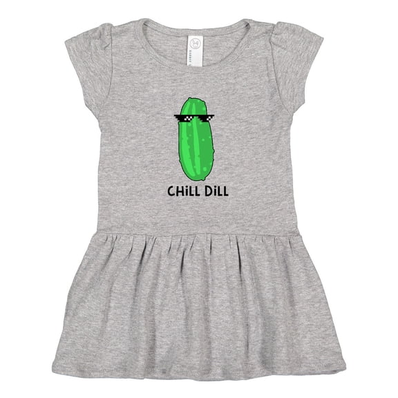 Inktastic Chill Dill Girls Toddler Dress