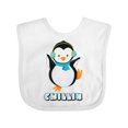 thumbnail image 1 of Inktastic Chillin Penguin Boys or Girls Baby Bib, 1 of 4
