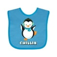 thumbnail image 1 of Inktastic Chillin Penguin Boys or Girls Baby Bib, 1 of 4