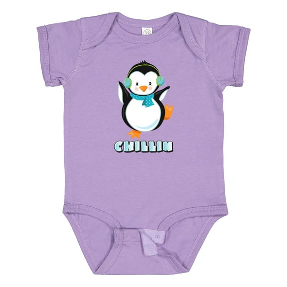 Inktastic Chillin Penguin Boys or Girls Baby Bodysuit