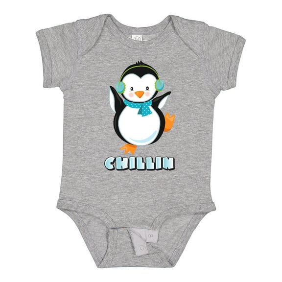 Inktastic Chillin Penguin Boys or Girls Baby Bodysuit