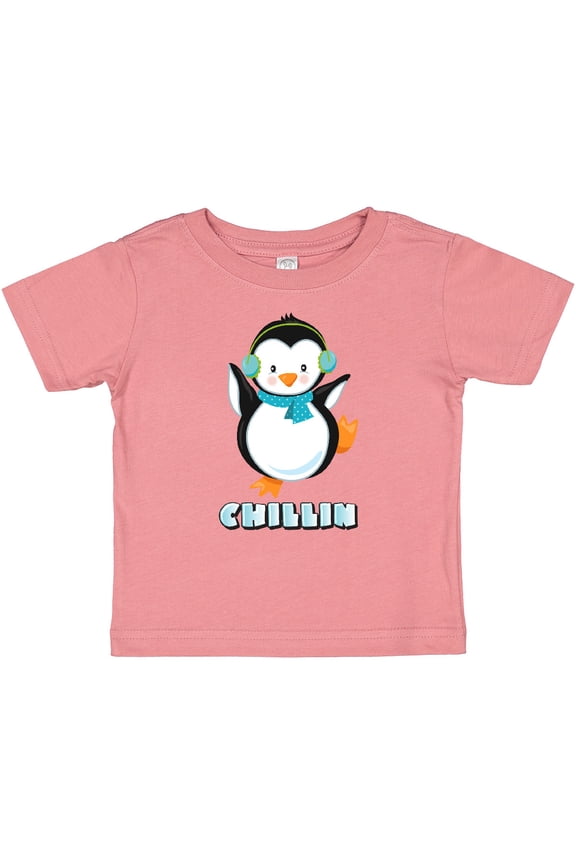 Chillin Penguin Boys or Girls Baby T-Shirt