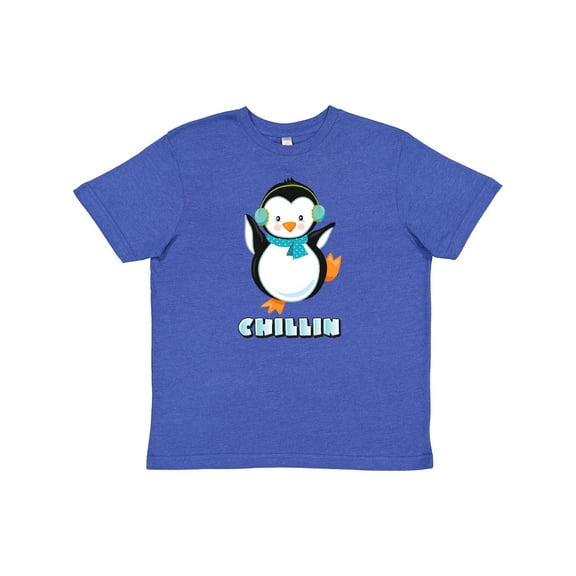Inktastic Chillin Penguin Youth T-Shirt