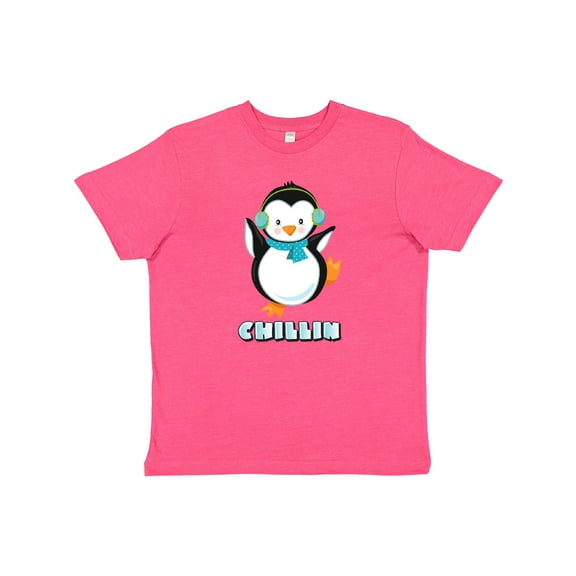 Inktastic Chillin Penguin Youth T-Shirt