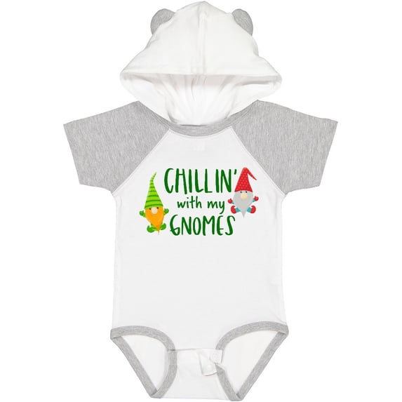 Inktastic Chillin' with My Gnomes Boys or Girls Baby Bodysuit