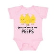 thumbnail image 1 of Inktastic Chillin' with My Peeps Boys or Girls Baby Bodysuit, 1 of 5