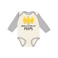 thumbnail image 1 of Inktastic Chillin' with My Peeps Boys or Girls Long Sleeve Baby Bodysuit, 1 of 5