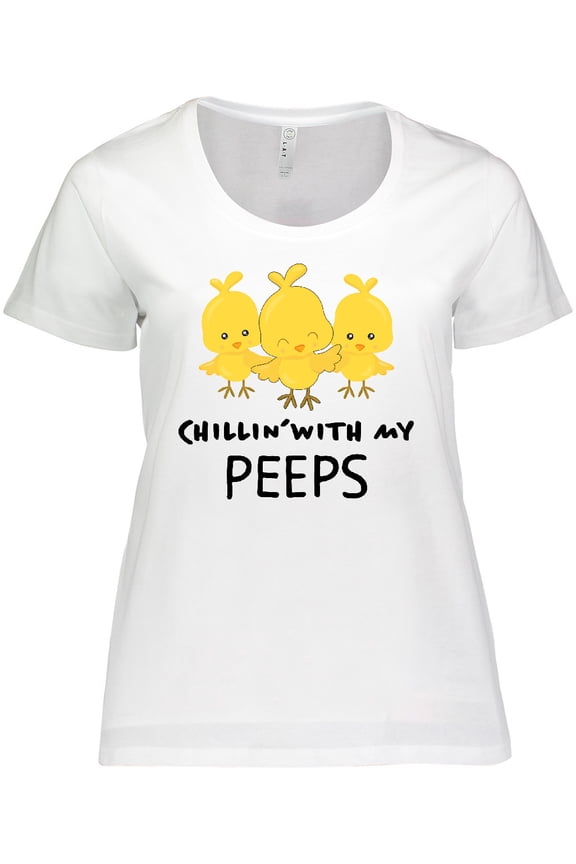 Chillin' with My Peeps Women's Plus Size T-Shirt