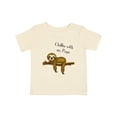 thumbnail image 1 of Inktastic Chillin with Papa Sloth Cute Boys Baby T-Shirt, 1 of 5