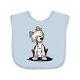 thumbnail image 1 of Inktastic Chinese Crested Boys or Girls Baby Bib, 1 of 4