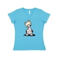 thumbnail image 1 of Inktastic Chinese Crested Women's V-Neck T-Shirt, 1 of 5