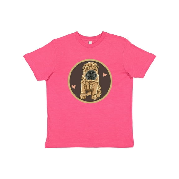 Inktastic Chinese Shar-pei Dog Art Youth T-Shirt