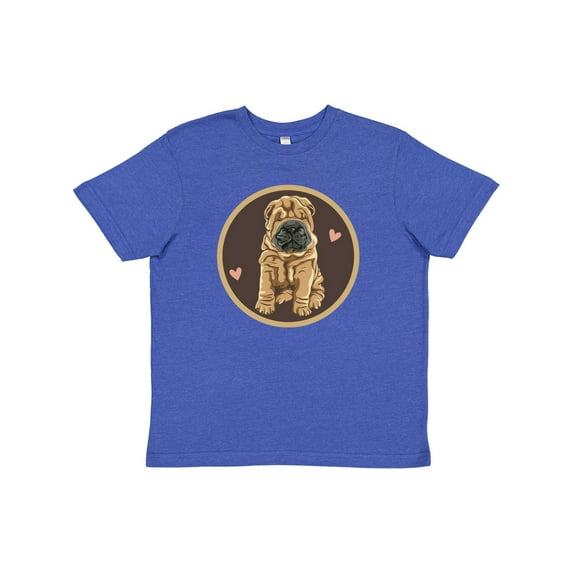 Inktastic Chinese Shar-pei Dog Art Youth T-Shirt