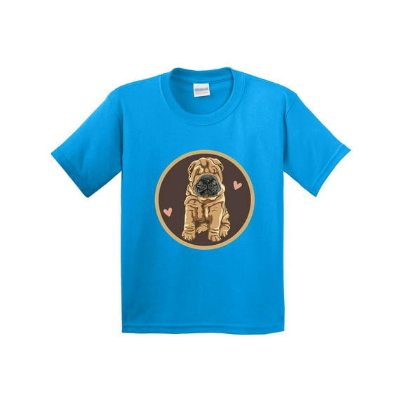 Inktastic Chinese Shar-pei Dog Art Youth T-Shirt