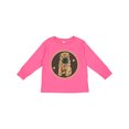 thumbnail image 1 of Inktastic Chinese Shar-pei Dog Art Girls Long Sleeve Toddler T-Shirt, 1 of 5