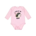 thumbnail image 1 of Inktastic Chinese Zodiac Year of The Rat Boys or Girls Long Sleeve Baby Bodysuit, 1 of 5