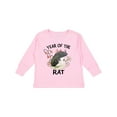 thumbnail image 1 of Inktastic Chinese Zodiac Year of The Rat Boys or Girls Long Sleeve Toddler T-Shirt, 1 of 5