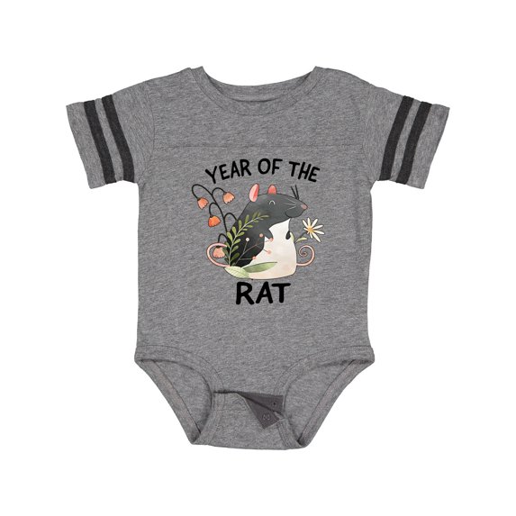 Inktastic Chinese Zodiac Year of the Rat Boys or Girls Baby Bodysuit