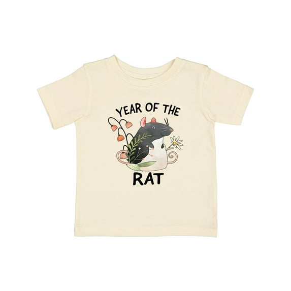 Inktastic Chinese Zodiac Year of the Rat Boys or Girls Baby T-Shirt