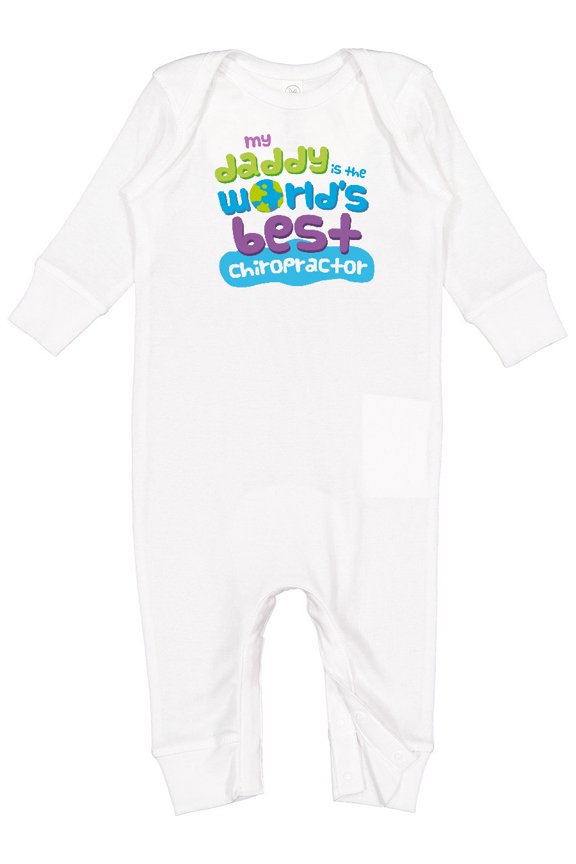 Chiropractor Daddy Baby Romper Coveralls