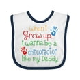 thumbnail image 1 of Inktastic Chiropractor Like Daddy Boys or Girls Baby Bib, 1 of 4