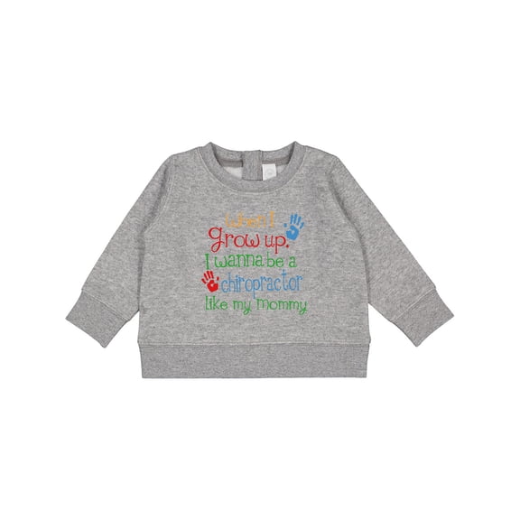 Inktastic Chiropractor Like Mommy Baby Sweatshirt