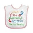 thumbnail image 1 of Inktastic Chiropractor Like Mommy Boys or Girls Baby Bib, 1 of 4