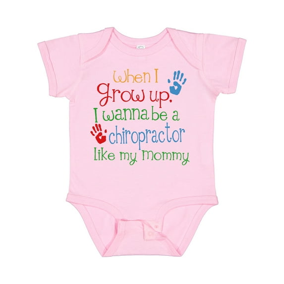 Inktastic Chiropractor Like Mommy Boys or Girls Baby Bodysuit