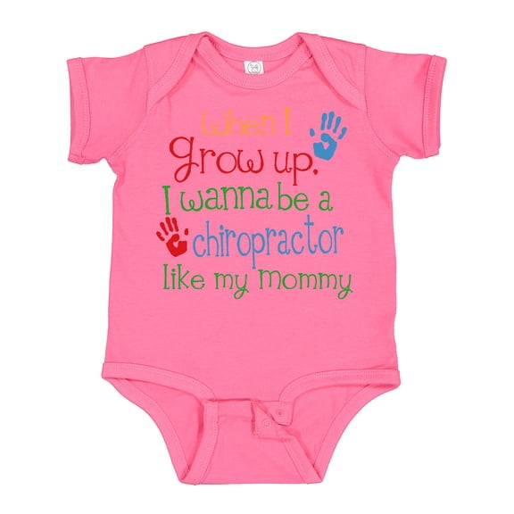 Inktastic Chiropractor Like Mommy Boys or Girls Baby Bodysuit