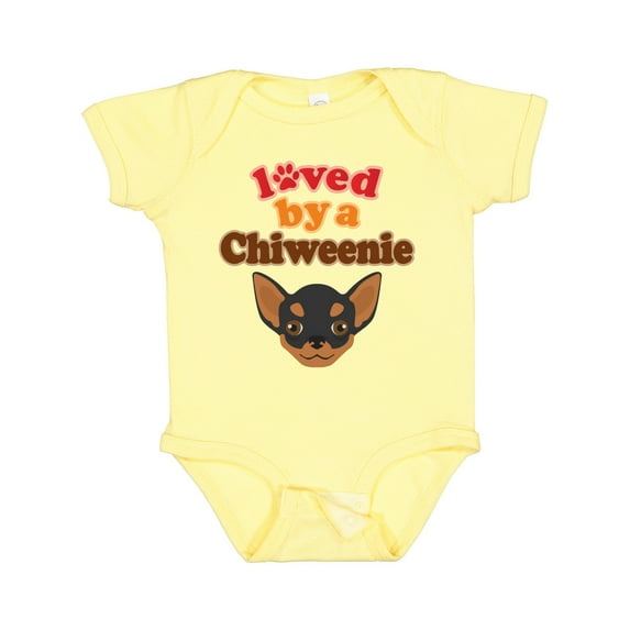 Inktastic Chiweenie Dog Gift Boys or Girls Baby Bodysuit