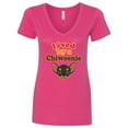 thumbnail image 1 of Inktastic Chiweenie Dog Women's V-Neck T-Shirt, 1 of 5