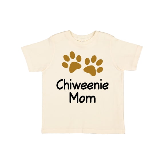 Inktastic Chiweenie Mom Paw Print Girls Toddler T-Shirt