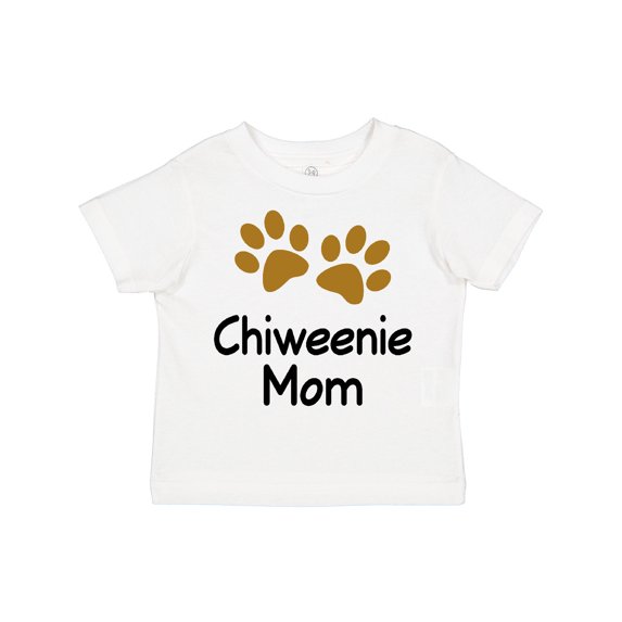 Inktastic Chiweenie Mom Paw Print Girls Toddler T-Shirt