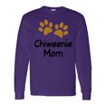 thumbnail image 1 of Inktastic Chiweenie Mom Paw Print Long Sleeve T-Shirt, 1 of 5