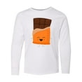 thumbnail image 1 of Inktastic Chocolate Candy Bar Costume Long Sleeve Youth T-Shirt, 1 of 5