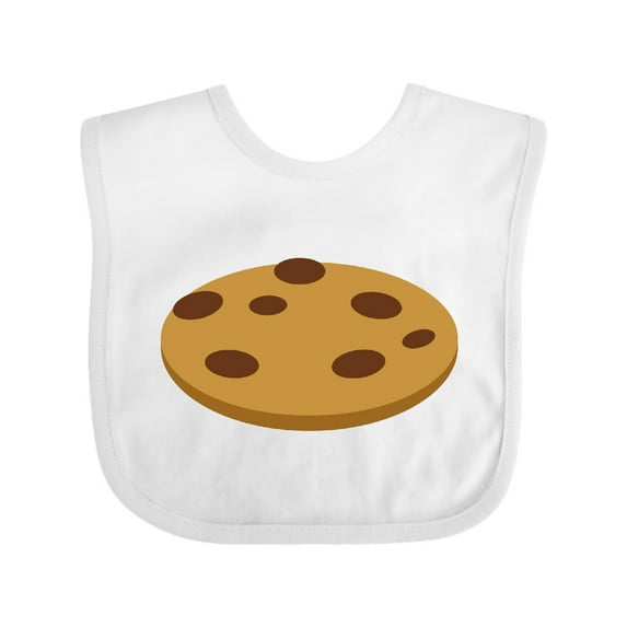 Inktastic Chocolate Chip Cookie Boys or Girls Baby Bib