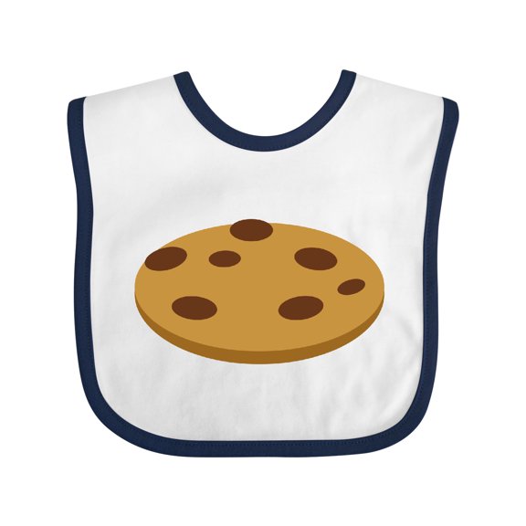 Inktastic Chocolate Chip Cookie Boys or Girls Baby Bib