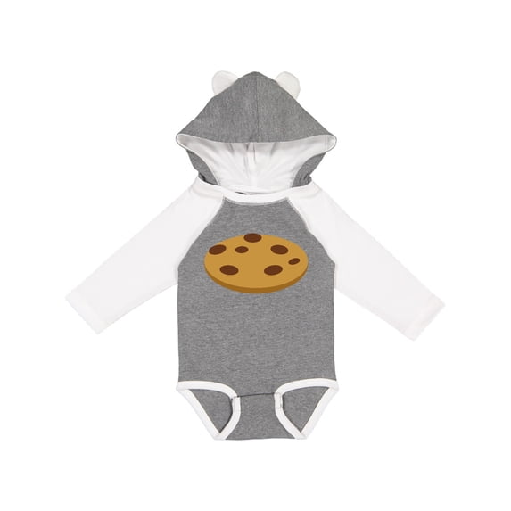 Inktastic Chocolate Chip Cookie Boys or Girls Long Sleeve Baby Bodysuit